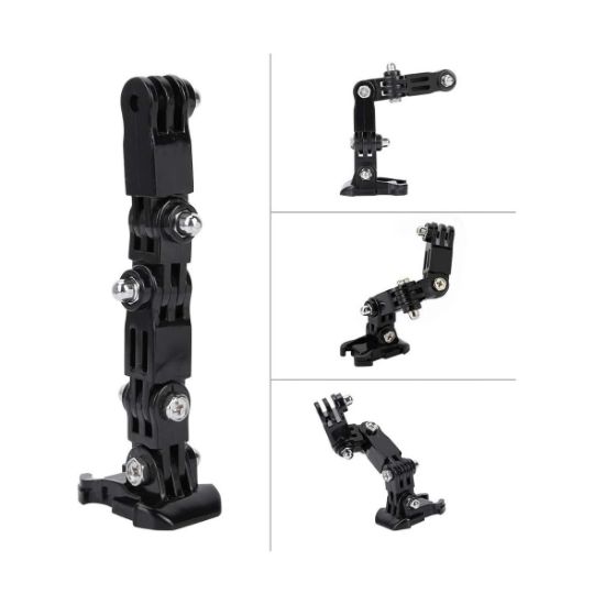 Imagen de SOPORTE BRAZO ACCESORIO MONTAJE CÁMARA DEPORTIVA CASCO MOTO BICI DEPORTE GO PRO SEGURIDAD AUTO 4K