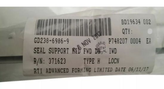Imagen de Support Seal Mid Fwd Dr Iwd , Gd238 6986 9 , Bombardier, Gb