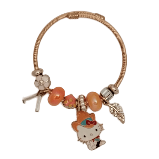 Imagen de Brazalete de Hello Kitty Dorado