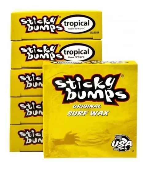 Imagen de Cera Antideslizante Surf Sticky Bumps Tropical 85g 1 Barra