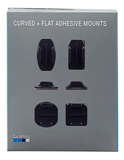 Imagen de Bases Adhesivos 3 Curvas + 3 Planos Gopro Originales