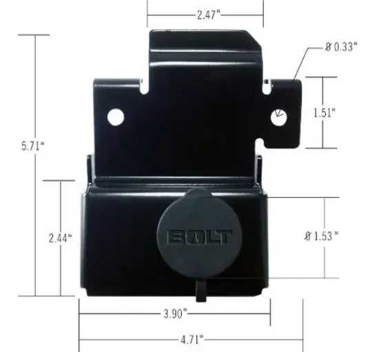 Imagen de Candado Seguridad Cofre Bolt Jeep Wrangler Jk 2007 -2019