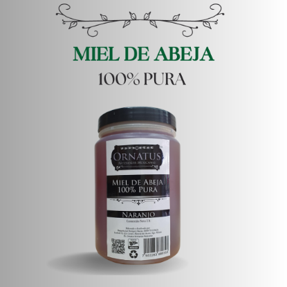 Imagen de Miel de abeja 100% pura producto mexicano grado alimenticio (mantequilla/multiflora/naranjo)*→ 1000 ml 1495 grs