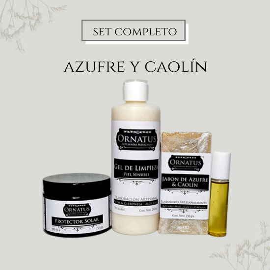 Imagen de Set con azufre y caolín (piel con acné)