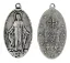 Imagen de Medalla De La Virgen Milagrosa Ovalada, Paquete De 30 Piezas.