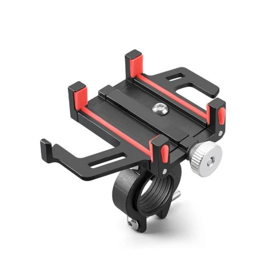 Imagen de Soporte teléfono iphone bicicleta aleación rojo cel navegación GPS metálico moto auto deporte