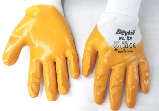 Imagen de 100 Guantes De Trabajo Beybi Anticorte Resistente A/abrasión