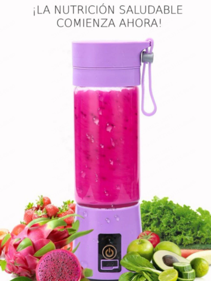 Imagen de Mini BATIDORA Compacta, Super Portatil. Mini Vaso Licuadora Usb Recargable.