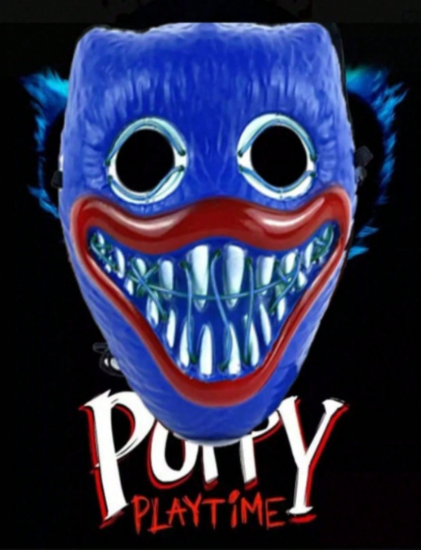 Imagen de Halloweenáscara Poppy Playtime Huggy Wuggy Luz Led