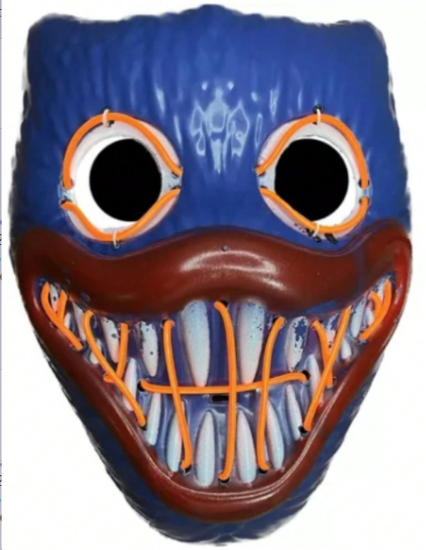 Imagen de Halloweenáscara Poppy Playtime Huggy Wuggy Luz Led