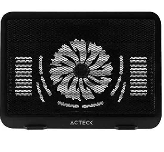 Imagen de Base enfriadora ACTECK AC-929080 15 pulgadas Negro laptop enfriamiento ventilador consola juego