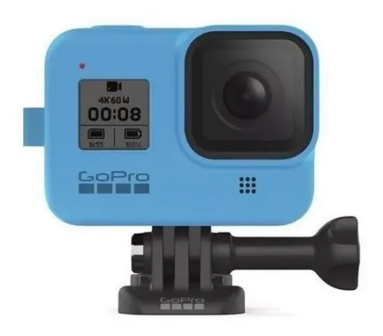Imagen de Funda De Silicon Gopro Y Cordón Gopro Hero 8 Black
