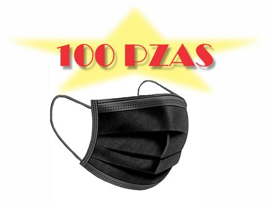 Imagen de Cubrebocas Tricapa Termosellado 100 pzas