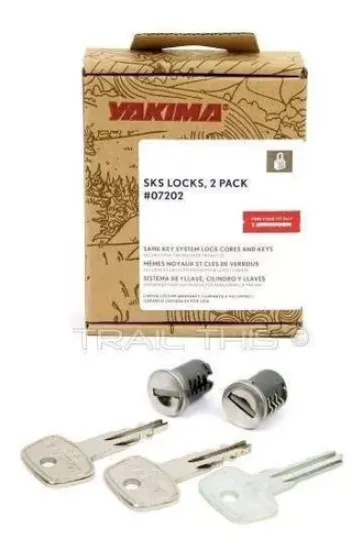 Imagen de Yakima Cilindros Candado Sks Con Llave Set 2 Piezas