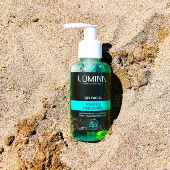 Imagen de Jabón Facial Liquido Gel Menta Y Manzanilla Lúmina 130 Ml