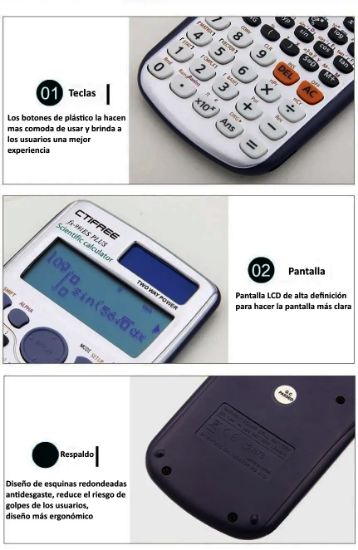 Imagen de Calculadora científica CTEIFREE 991ES-PLUS, 417 funciones