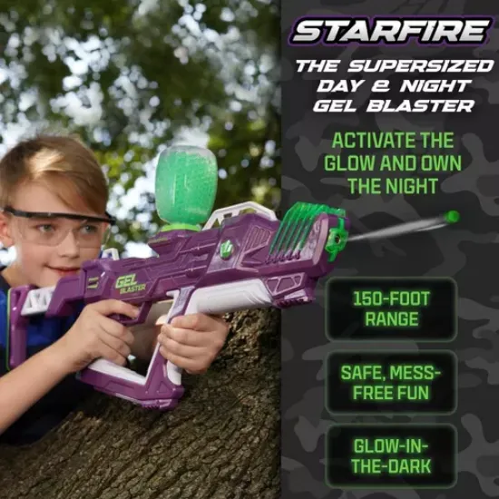 Imagen de Escopeta Gel Gellets Star Fire Xl Gel Blaster Brilla Noche