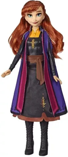 Imagen de Muñeca Ana Aventura De Otoño Luces Vestido Frozen Ii Niñas