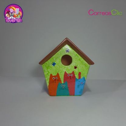 Imagen de MACETA CASA DE GATOS
