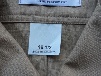 Imagen de Camisa Tipo Militar Talla L (16.5) Hombre Café Original