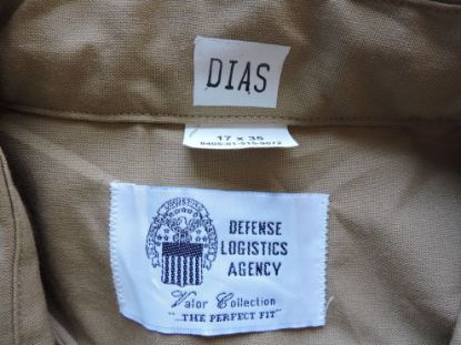 Imagen de Camisa Tipo Militar Talla 17.5 - 35 Hombre Café Original