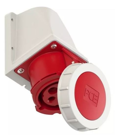 Imagen de Enchufe Industrial Base Mural, Pce Cee 32a 4p 6h Ip67 1242-6