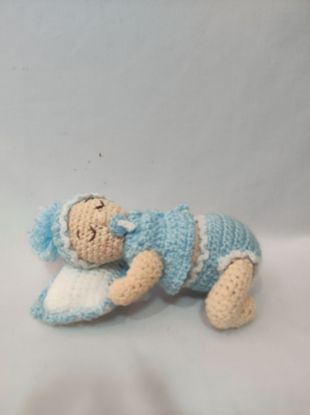 Imagen de Bebé durmiendo amigurumi 