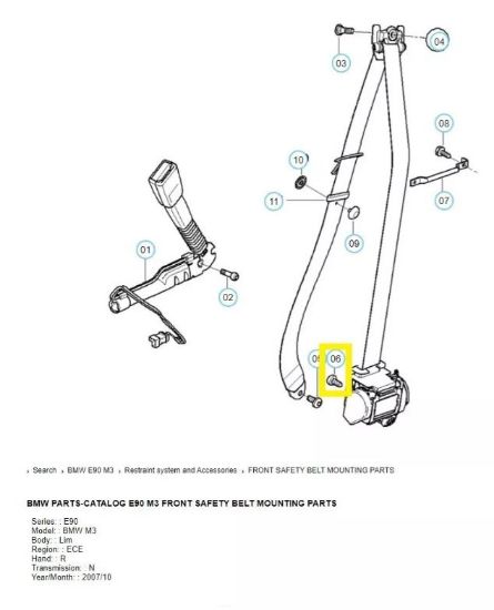 Imagen de Set De 100 Tornillos Para Bmw M10x22, # De Parte 9148299-01