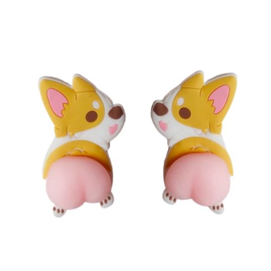Imagen de Pegatinas multiusos perrito 3D puerta coche evitar colisiones antiarañazos decoración hogar
