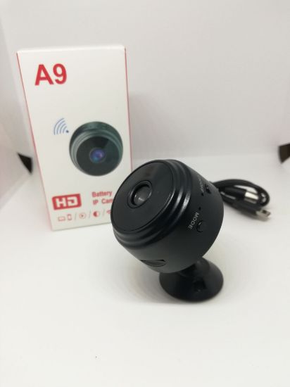 Imagen de Mini Câmara de Seguridad A9 WiFi HD Portátil Magnética Visión Nocturna