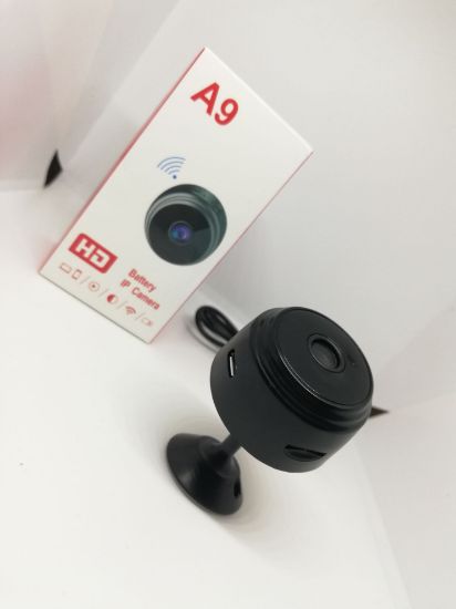 Imagen de Mini Câmara de Seguridad A9 WiFi HD Portátil Magnética Visión Nocturna