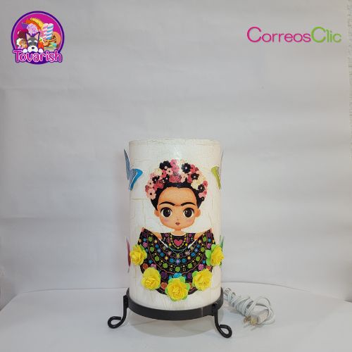 Frida con flores