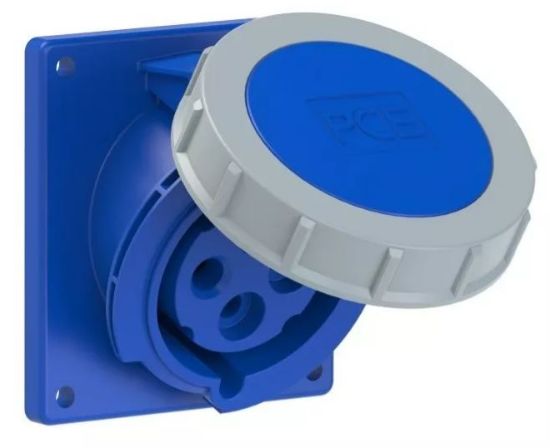 Imagen de Pce Cee Enchufe Base De Empotrar Inc 4242-9tt 32a 4p 9h Ip67