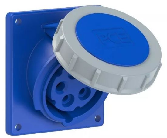 Imagen de Pce Cee Enchufe Base De Empotrar Inc 4152-9tt 16a 5p 9h Ip67