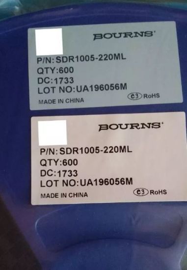 Imagen de Rollo/carrete C/600 Inductores Bourns Sdr1005-220ml, Se Fact