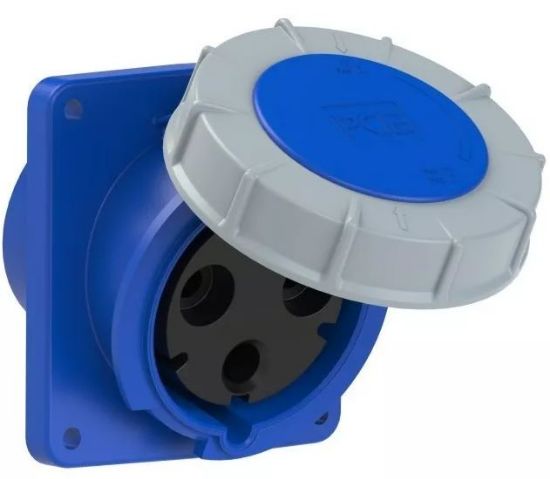 Imagen de Enchufe Base Empotrar Inc Pce 125a 3p Ip67 Power Twist 443-6