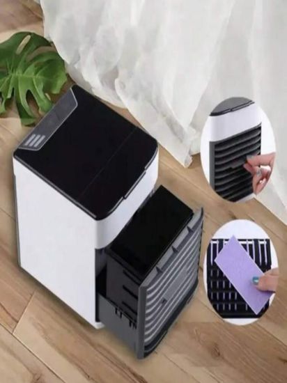 Imagen de Ricolandia Enfriador Aire Mini Portátil Acondicionado Hogar/oficina Color BLANCO