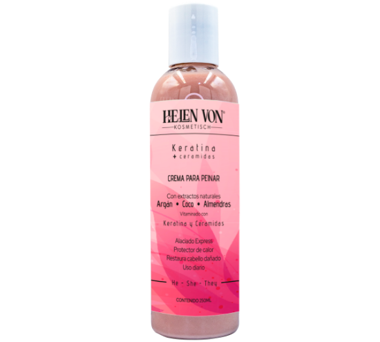 Imagen de Keratina+ceramidas Crema Para Peinar Pos Alaciado HelenVonKosmetisch