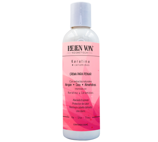 Imagen de Keratina+ceramidas Crema Para Peinar Pos Alaciado HelenVonKosmetisch