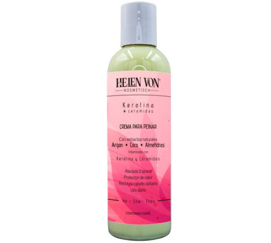 Imagen de Keratina+ceramidas Crema Para Peinar Pos Alaciado HelenVonKosmetisch
