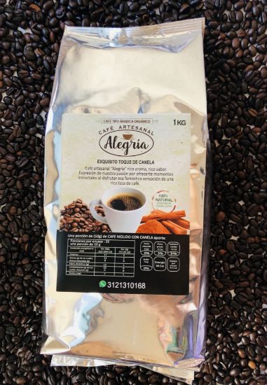 Imagen de CAFÉ ALEGRÍA 1000GR C/CANELA