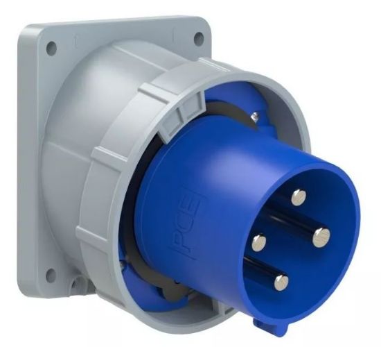 Imagen de Pce Cee Clavija D Empotrar 744-9 125a 4p 9h Ip67 Power Twist