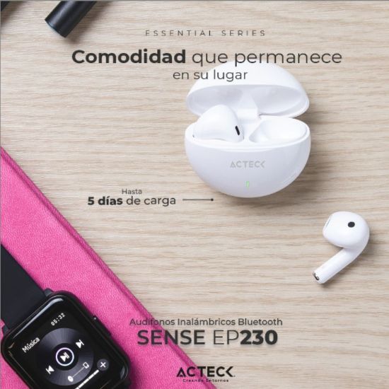 Imagen de Audífonos Inalámbricos Bluetooth In Ear Sense EP230 Esential Series música portátiles manos libres