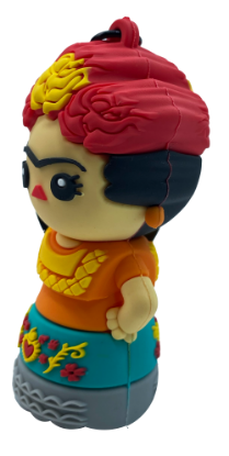 Imagen de By Mexico Llavero 3D Muñeca Floreada 