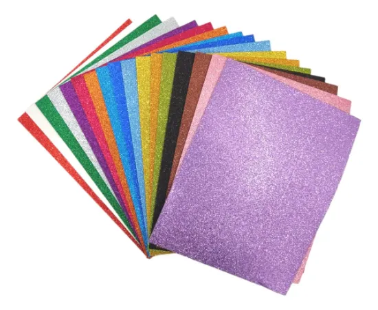 Imagen de 10 Hojas Foamy Diamantado A4 Colores 30x20cm