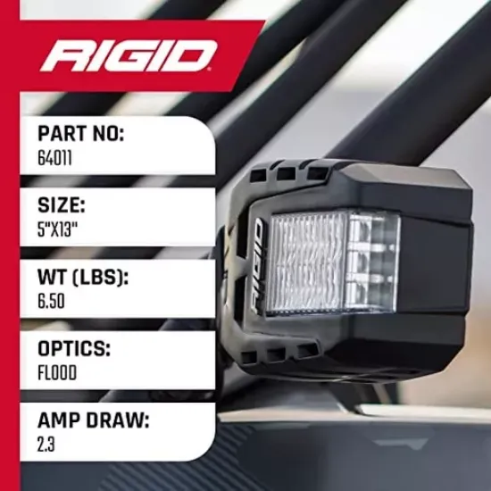 Imagen de Rigid Industries - Juego De Luces Led Reflectantes: Espejo