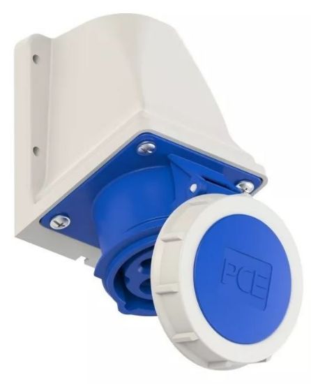 Imagen de Enchufe Industrial Base Mural Pce Cee 1142-9 16a, 4p 9h Ip67
