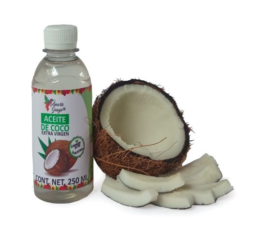 Imagen de AMARTE GUAYO ACEITE DE COCO EXTRA VIRGEN BOTELLA PET 250ML