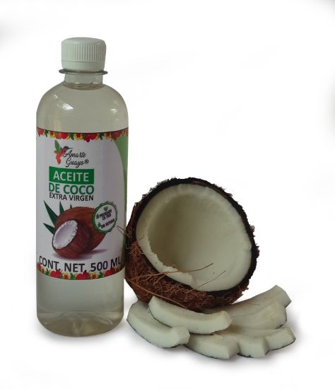 Imagen de AMARTE GUAYO ACEITE DE COCO EXTRA VIRGEN BOTELLA PET 500ML