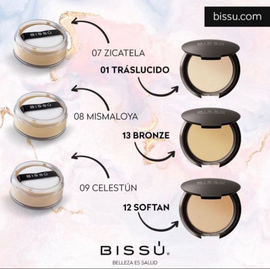 Imagen de BISSU POLVO COMPACTO 01